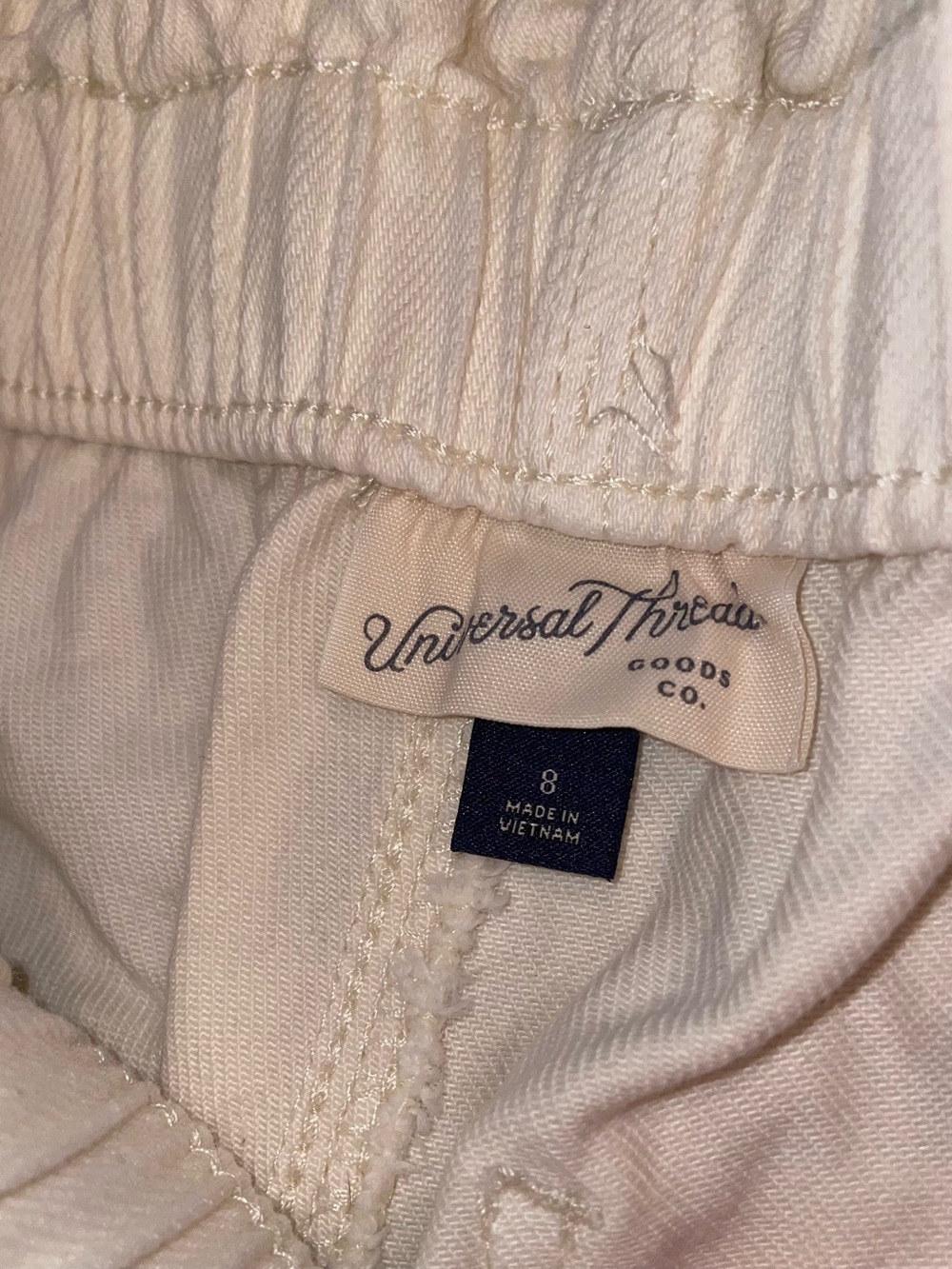 Universal Thread Cream Paperbag Waist Pants - Picture 4 of 8